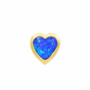 Blue heart korukärki -14k keltakulta