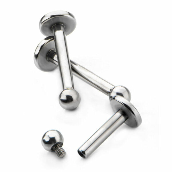 Sisäkierteinen labret lävistyskoru -Titaani